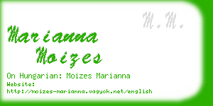 marianna moizes business card